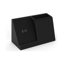 Load image into Gallery viewer, 10W Qi Fast Wireless Charger Multi-function Pen Holder Office Supplies for iPhone XS Max XR X 8 Samsung S8 S9