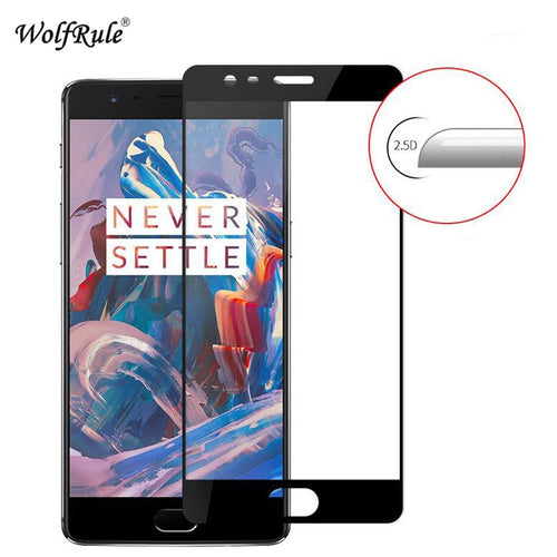 2pcs For OnePlus 3T Screen Protector Glass Tempered Glass sFor Oneplus 3T 2.5D Full Coverage Anti-Brust Glass Oneplus 3/3t Film